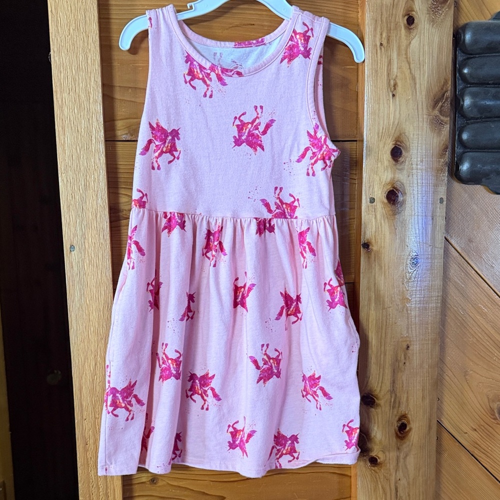 Wonder Nation Pink Pegasus Kids Dress